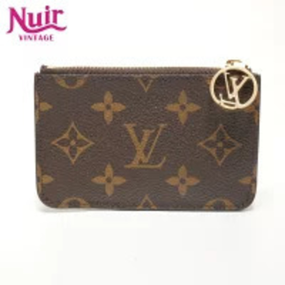 Louis Vuitton Card Case Porte Cartes Romy Monogram Coin Brown